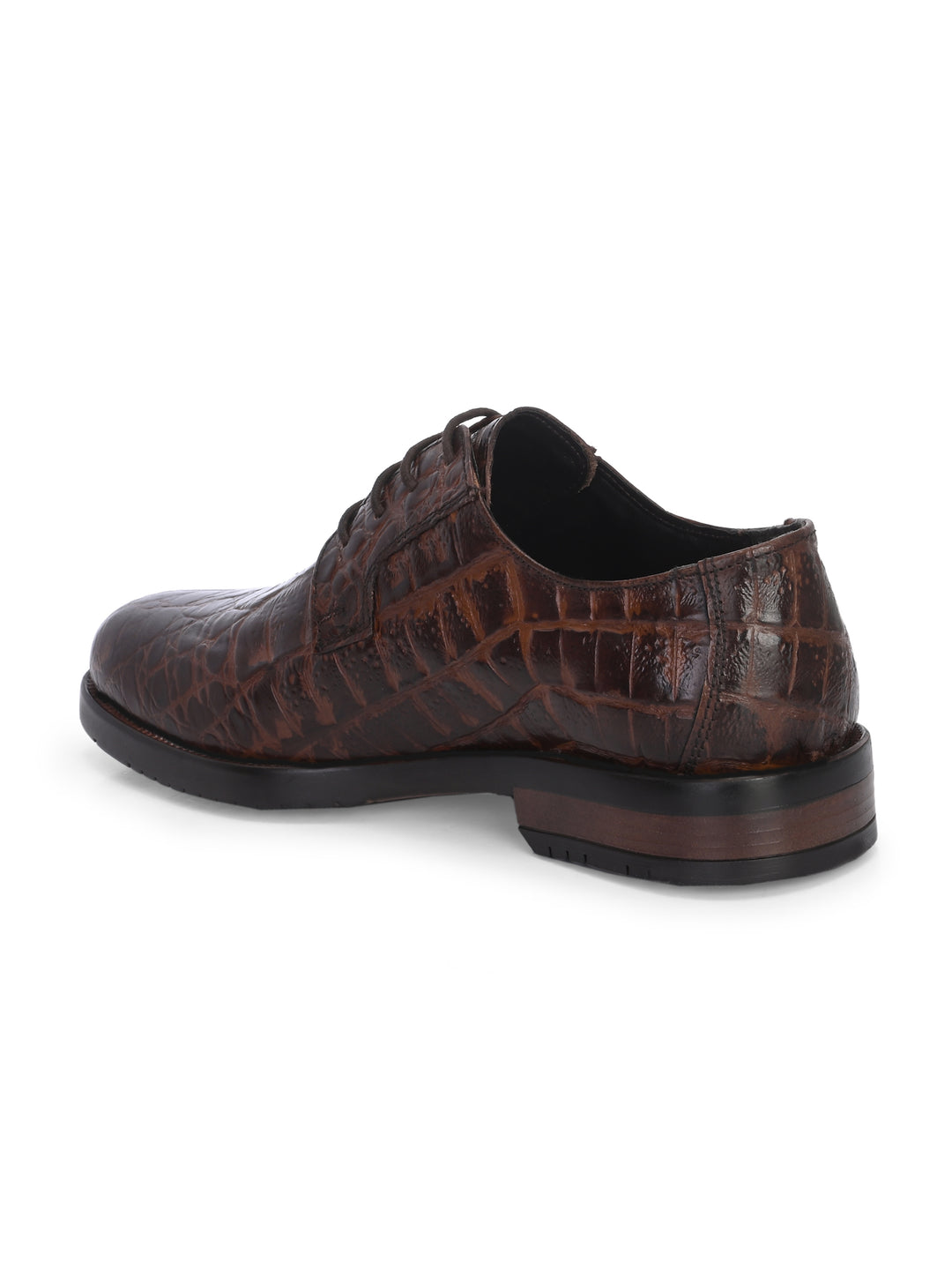CARLO ROMANO BY WASAN  PREMIUM STYLISH CROCO PRINTED LEATHER SHOES FOR MEN