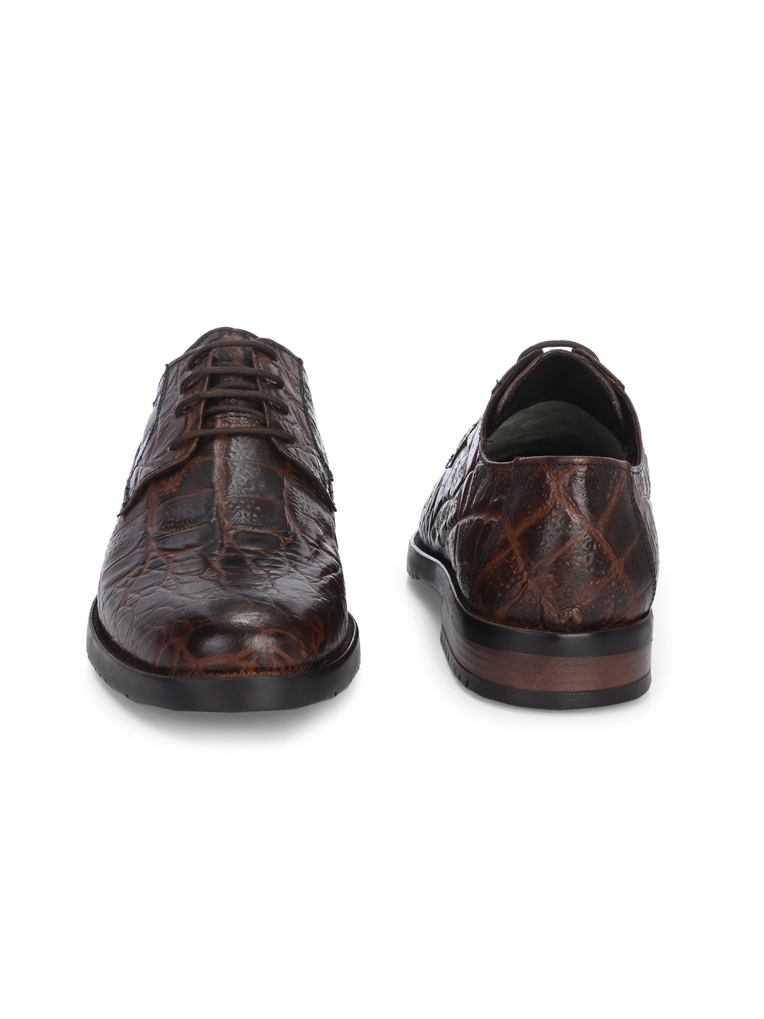 CARLO ROMANO BY WASAN  PREMIUM STYLISH CROCO PRINTED LEATHER SHOES FOR MEN