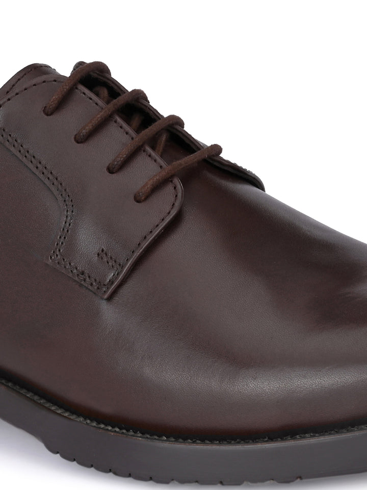 Men's Burnish Genuine Leather Formal lace-up Shoes