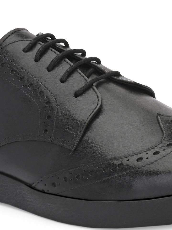 Men's Genuine Crust Leather Light Weight Comfortable Casual Sneakers Shoe / Carlo Goose Collection