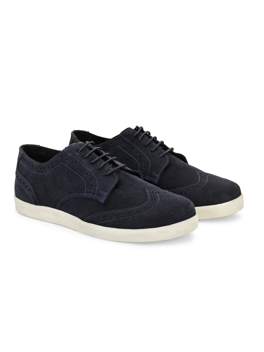 Men's Genuine Suede Leather Light Weight Comfortable Casual Sneakers Shoe / Carlo Goose Collection