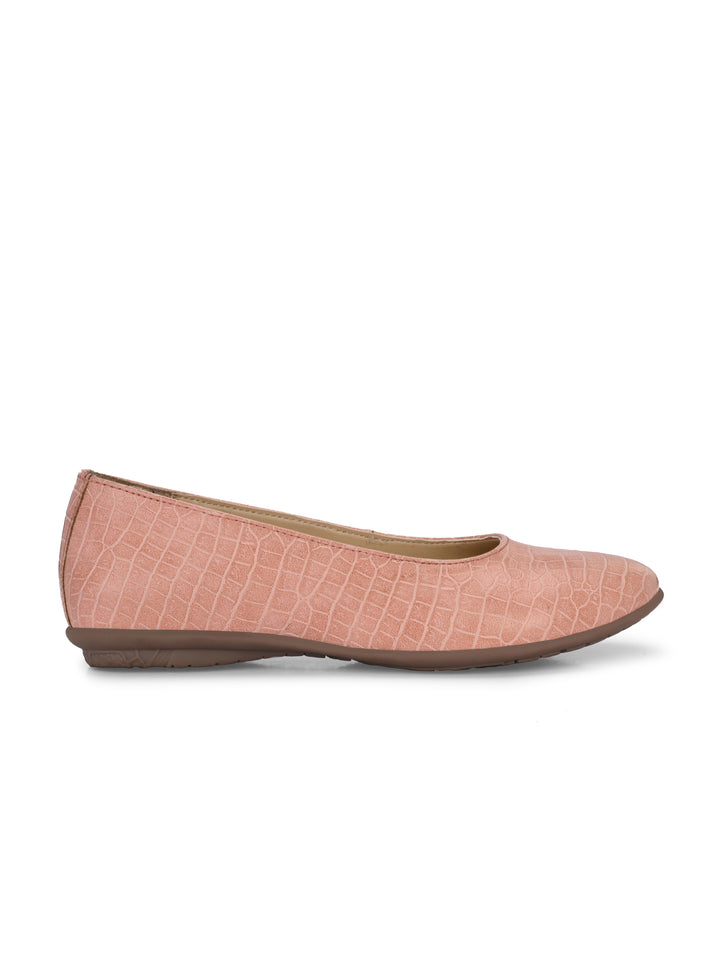 Women's Vegan Leather Croco Print Slip on Belly