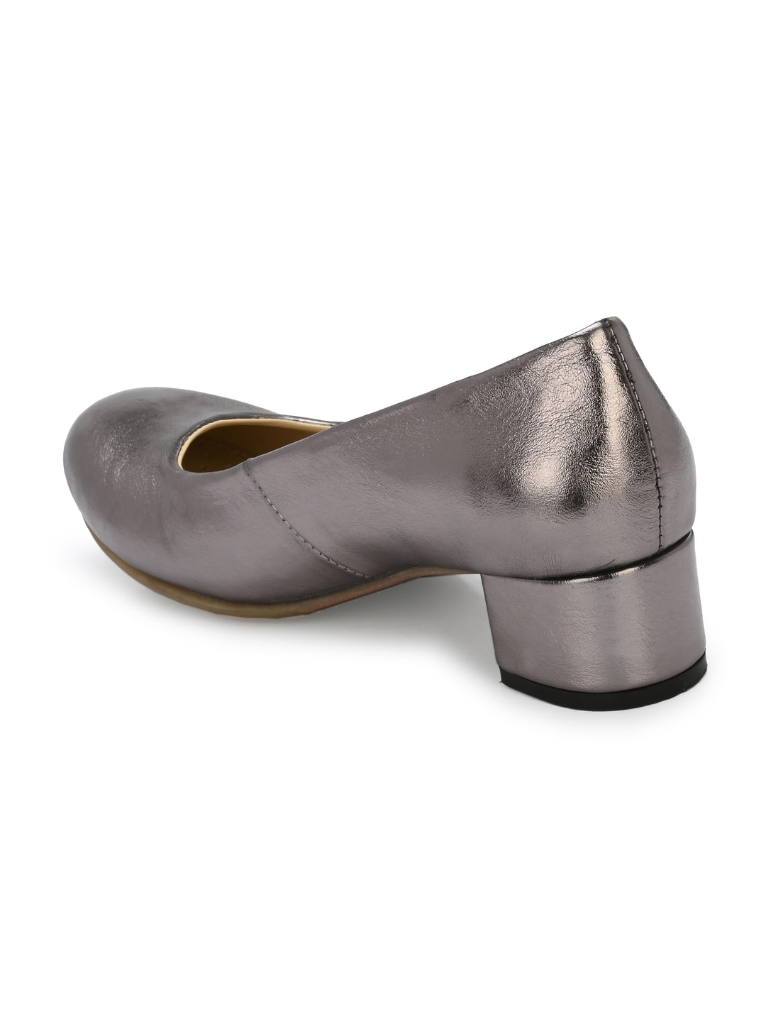 Women's  Vegan Leather Slip Belly With Heels