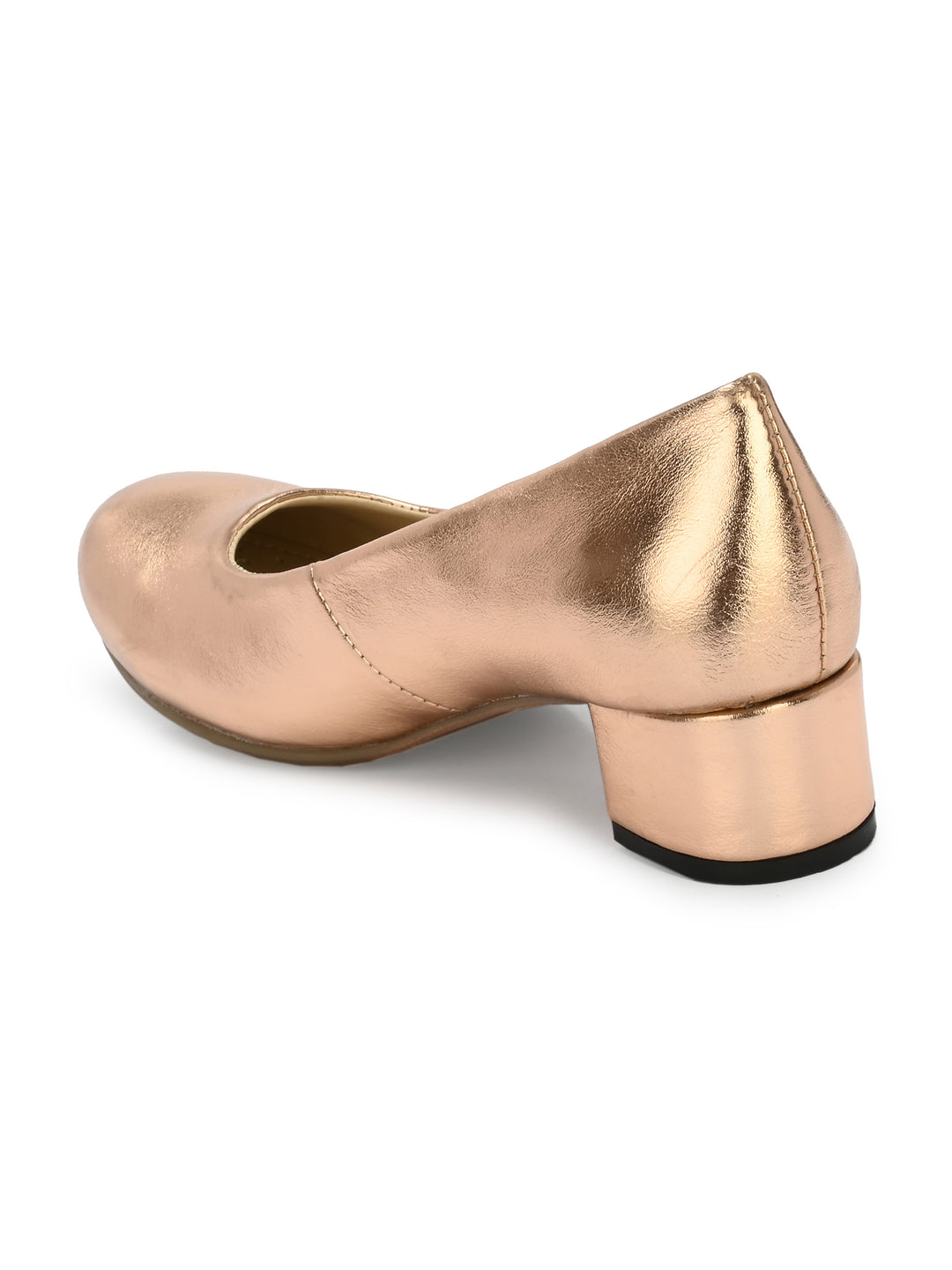 Women's  Vegan Leather Slip Belly With Heels