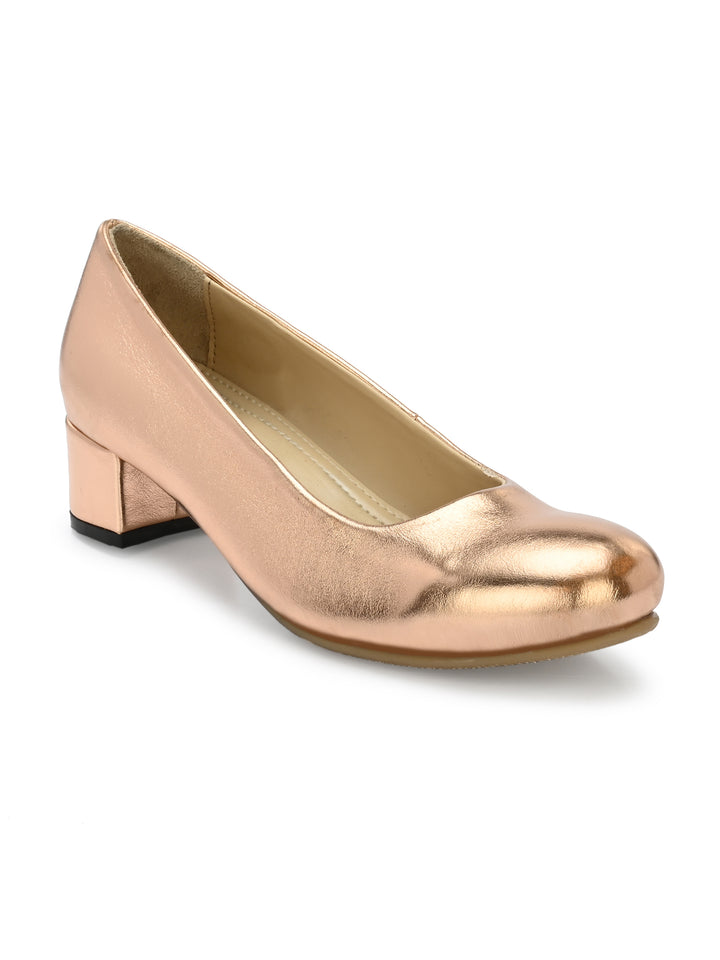 Women's  Vegan Leather Slip Belly With Heels