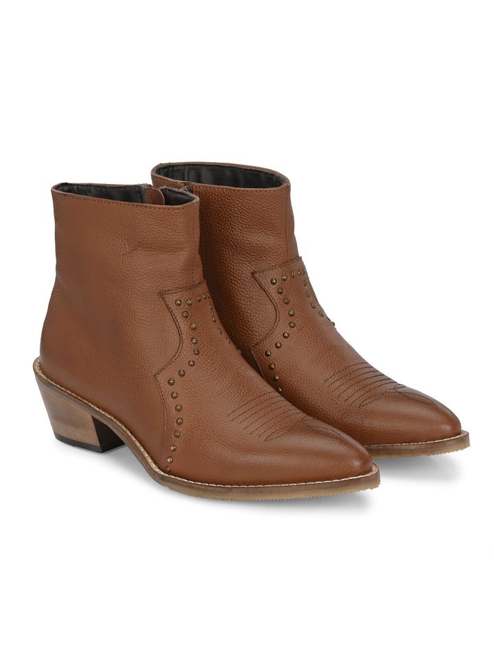 CARLO ROMANO BY WASAN BLACK ANKLE BOOT FOR  WOMEN