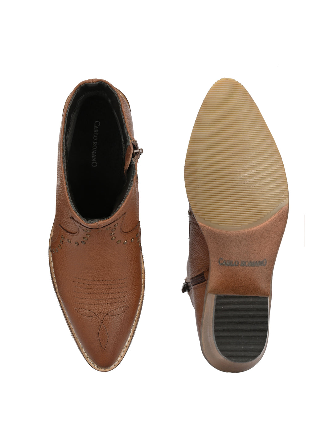 CARLO ROMANO BY WASAN BLACK ANKLE BOOT FOR  WOMEN