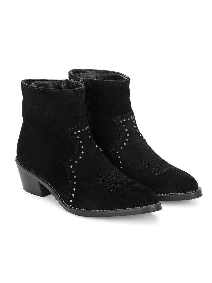 CARLO ROMANO BY WASAN SUEDE ANKLE BOOT FOR  WOMEN
