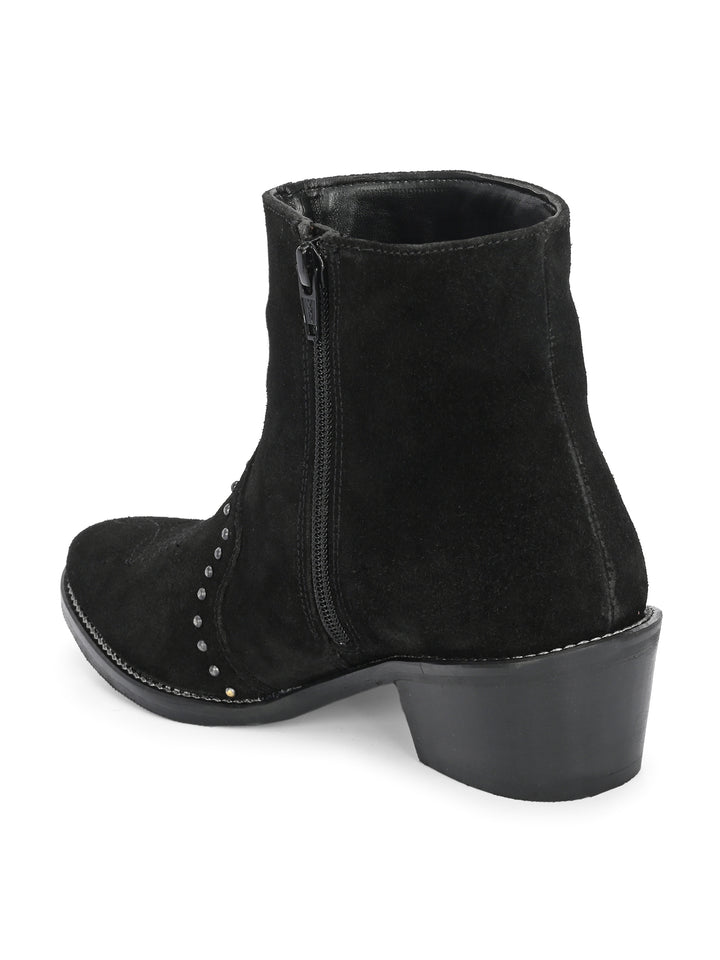 CARLO ROMANO BY WASAN SUEDE ANKLE BOOT FOR  WOMEN