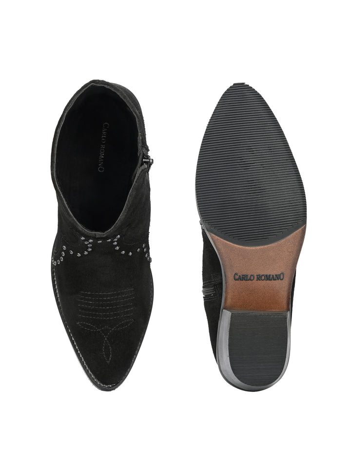 CARLO ROMANO BY WASAN SUEDE ANKLE BOOT FOR  WOMEN