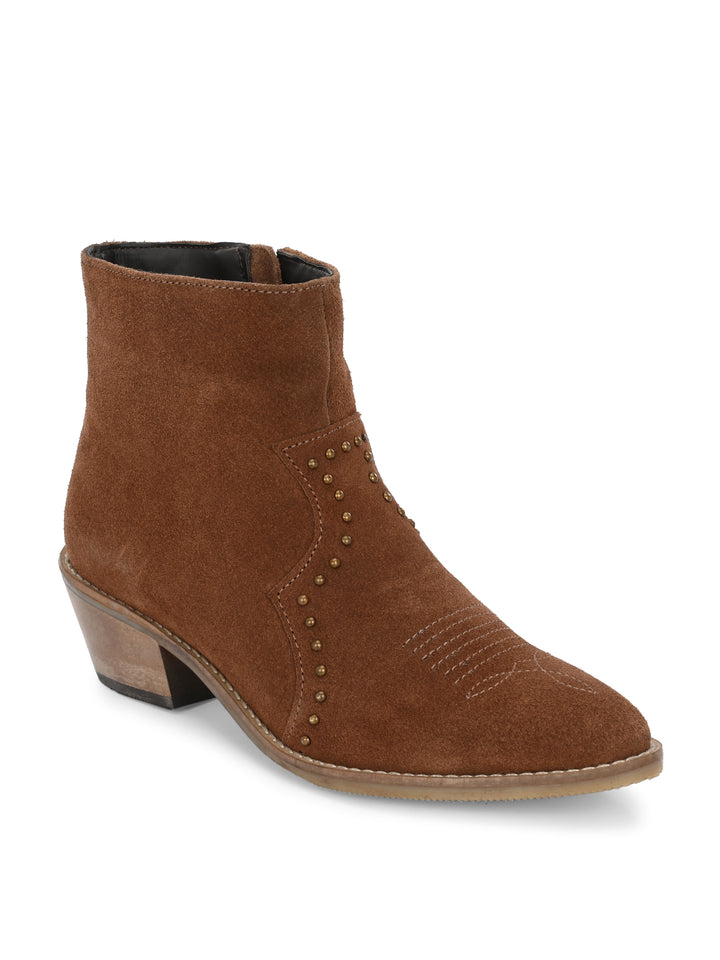 CARLO ROMANO BY WASAN SUEDE ANKLE BOOT FOR  WOMEN