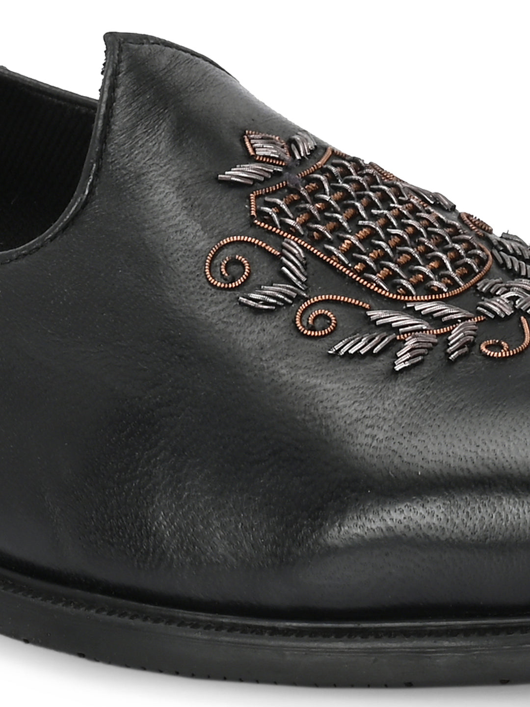 CARLO ROMANO GENUINE LEATHER EMBROIDERY NAGRA MEN SHOES FOR WEDDING