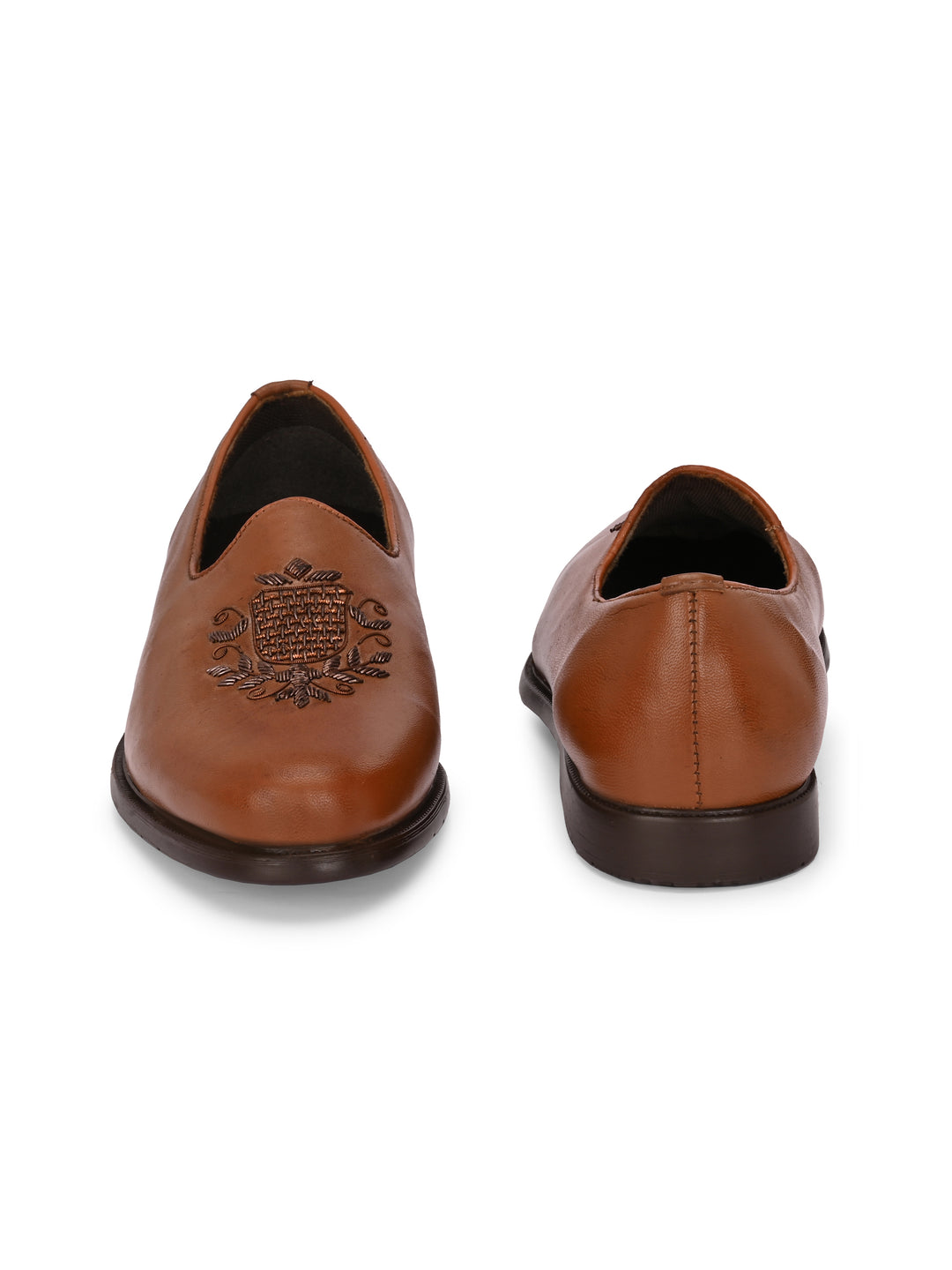 CARLO ROMANO GENUINE LEATHER EMBROIDERY NAGRA MEN SHOES FOR WEDDING