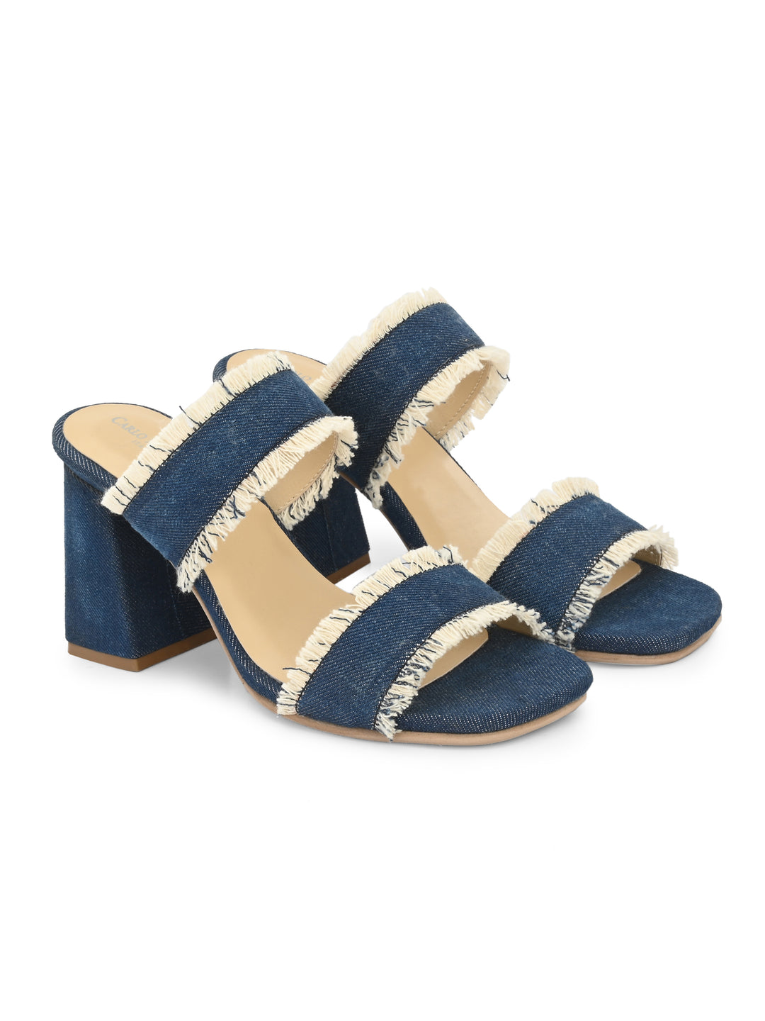 Women's Vegan Leather Light Weight Stylish High Heel Sandal