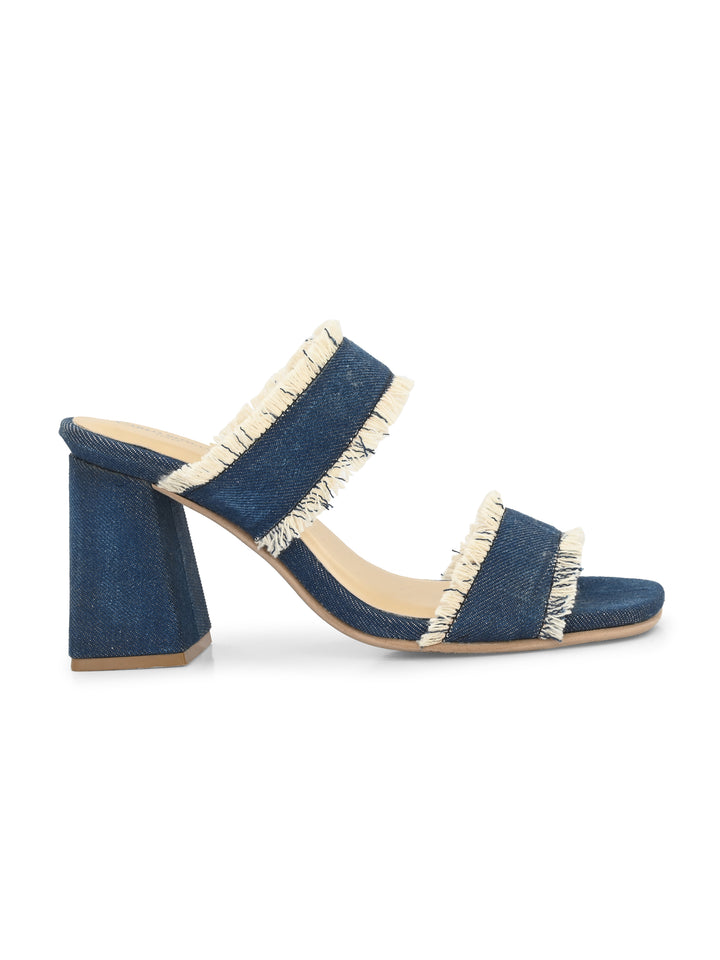 Women's Vegan Leather Light Weight Stylish High Heel Sandal