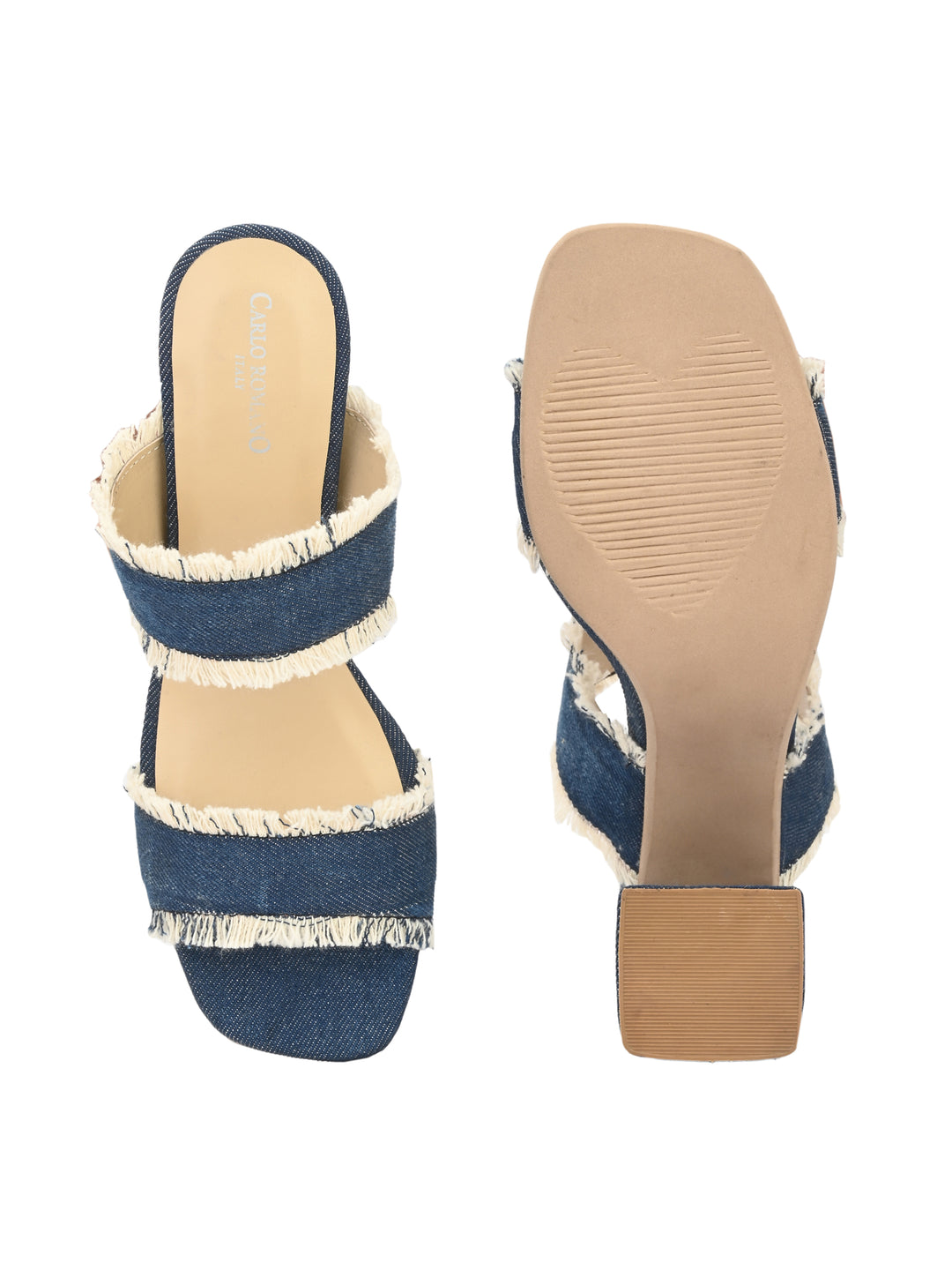 Women's Vegan Leather Light Weight Stylish High Heel Sandal