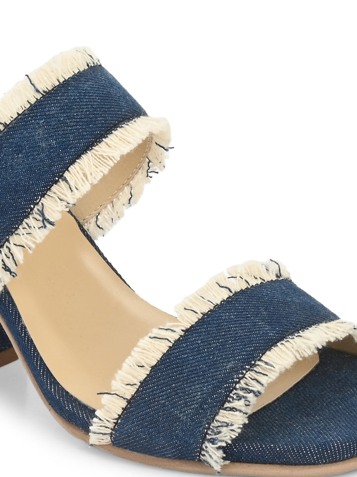 Women's Vegan Leather Light Weight Stylish High Heel Sandal