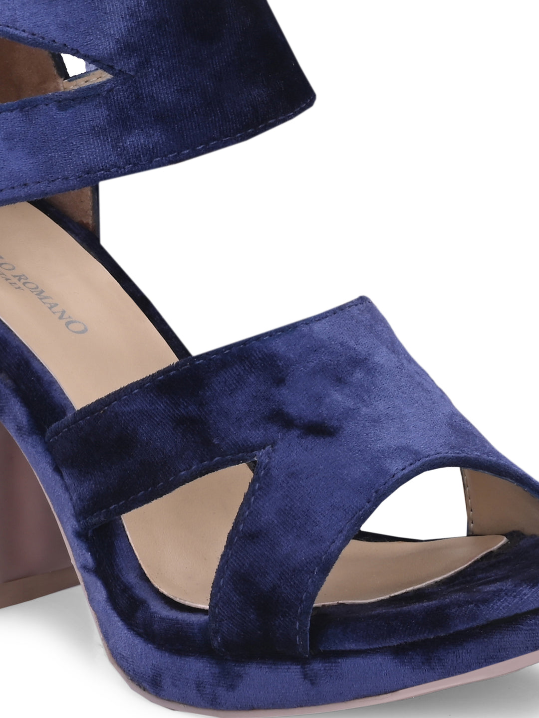 Women's Italian Vegan Leather Light Weight Stylish High Heel Sandal