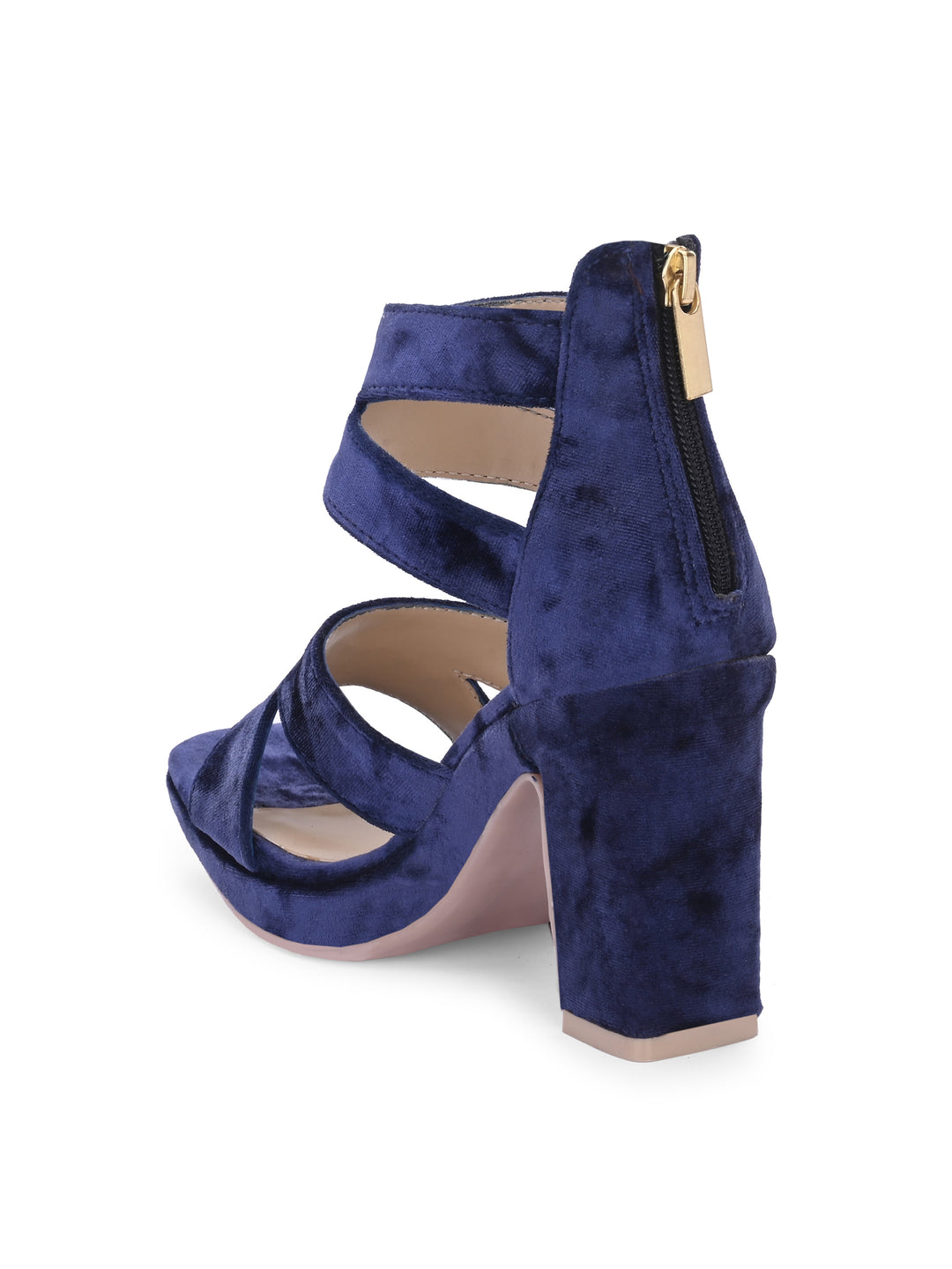 Women's Italian Vegan Leather Light Weight Stylish High Heel Sandal