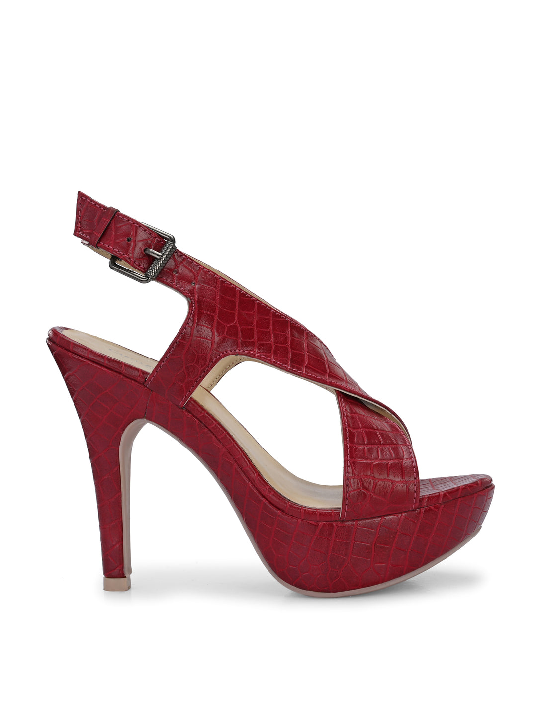 WOMEN'S VEGAN LEATHER  STYLISH HIGH HEEL SANDAL