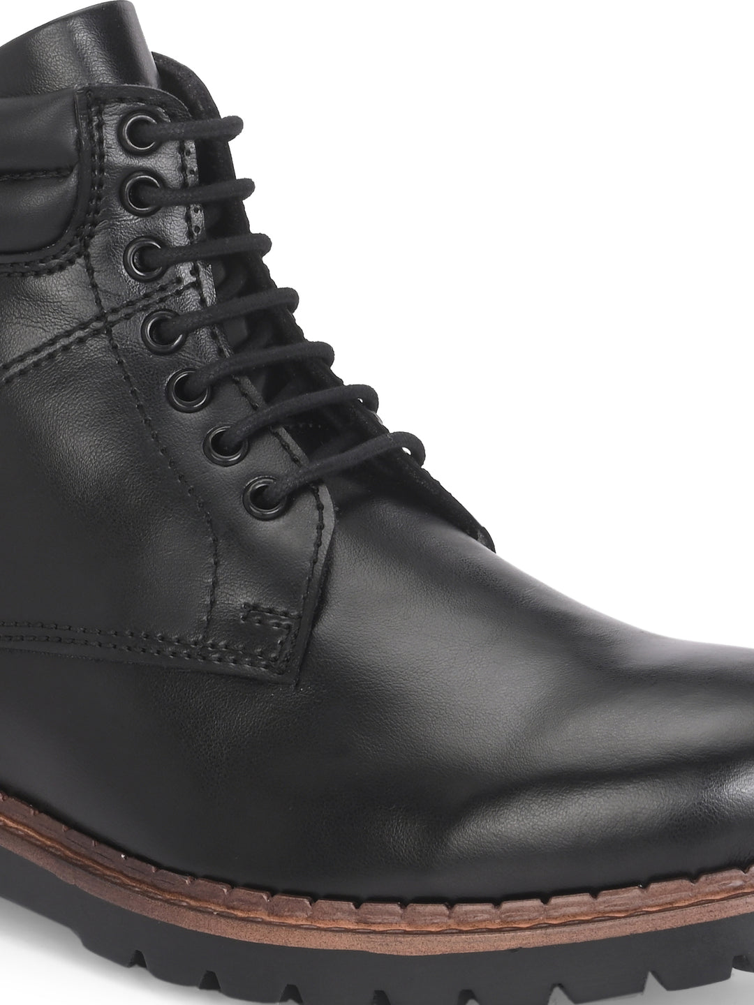 CARLO ROMANO BY WASAN VEGAN LEATHER LACE UP ANKLE BOOT FOR MEN