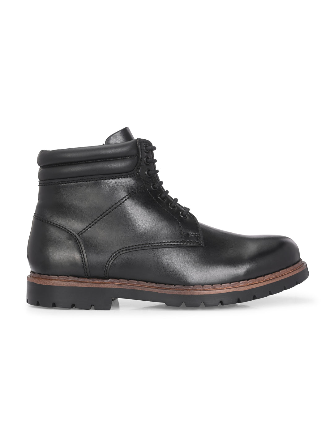 CARLO ROMANO BY WASAN VEGAN LEATHER LACE UP ANKLE BOOT FOR MEN