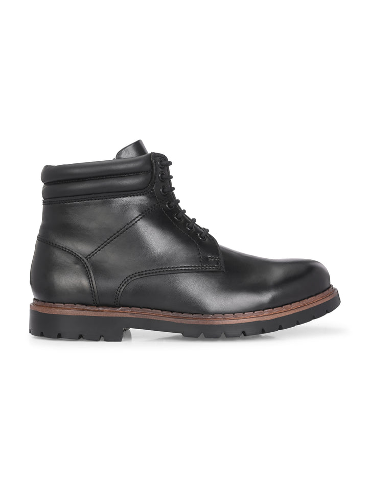 CARLO ROMANO BY WASAN VEGAN LEATHER LACE UP ANKLE BOOT FOR MEN