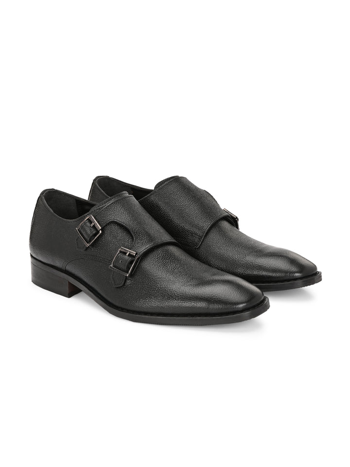 CARLO ROMANO BY WASAN GENUINE LEATHER MONK STRAP SHOES FOR MEN