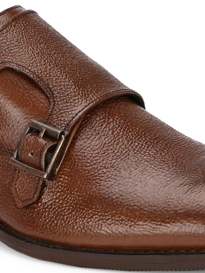 CARLO ROMANO BY WASAN GENUINE LEATHER MONK STRAP SHOES FOR MEN