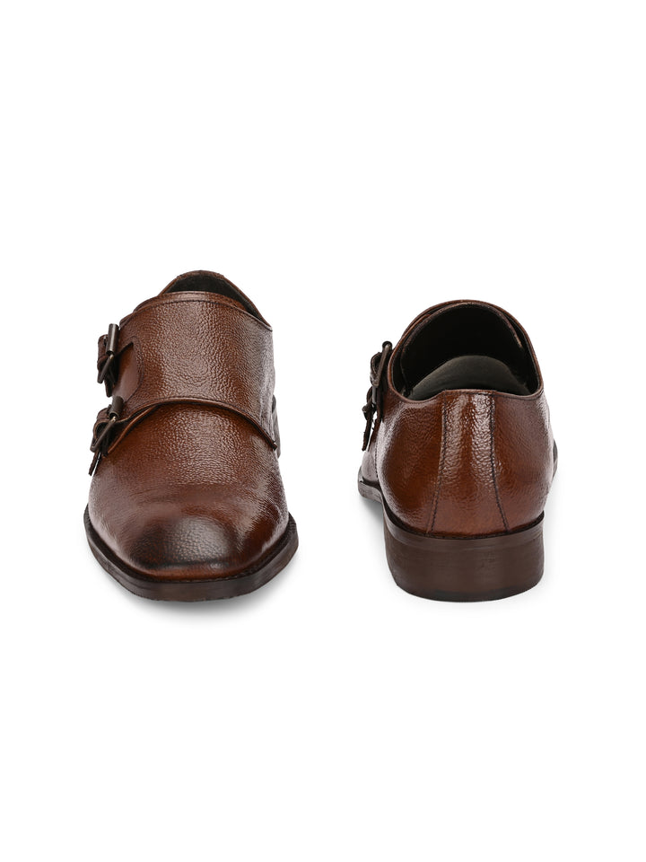 CARLO ROMANO BY WASAN GENUINE LEATHER MONK STRAP SHOES FOR MEN