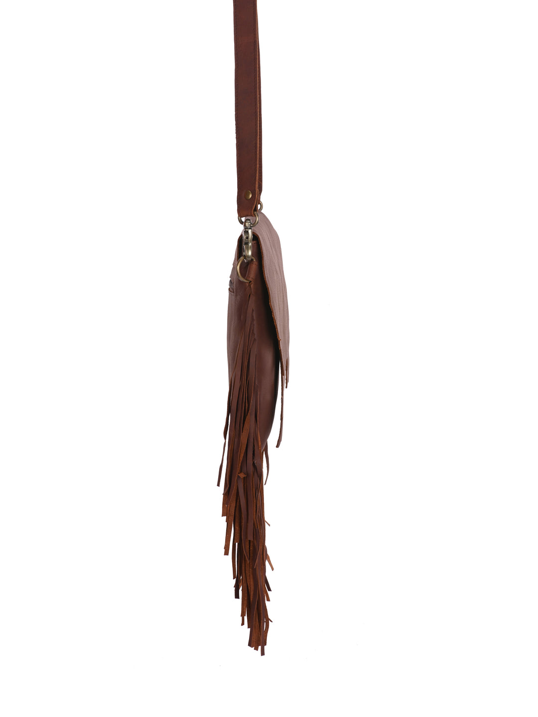 Carlo Romano By Wasan Tan color Stylish & Functional Accessory Premium Vegan Leather with tassel Hand Bags For Women
