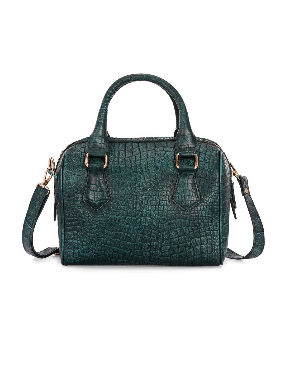 Carlo Romano By Wasan Green color Stylish & Functional Accessory Premium Genuine Leather Hand Bags For Women
