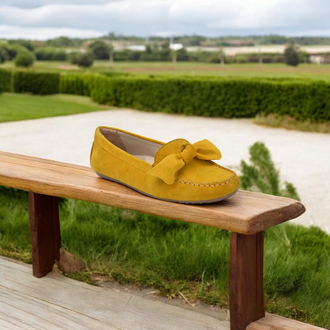 Women's Suede Leather Casual Loafer Moccasin