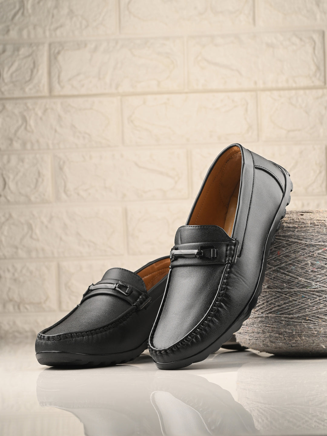 CARLO ROMANO BY WASAN PU VEGAN LEATHER MOCCASIN FOR MEN