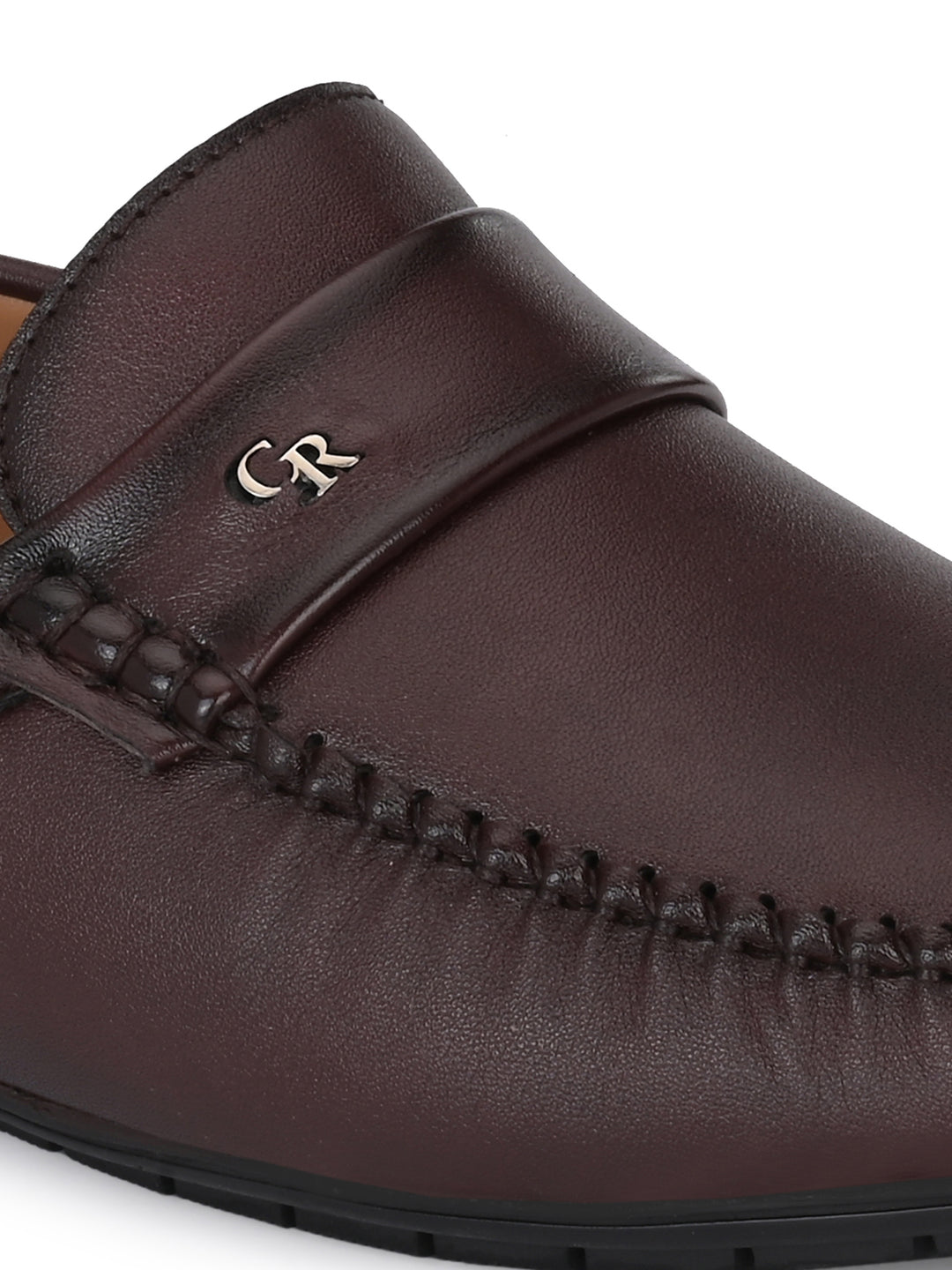 CARLO ROMANO BY WASAN BROWN COLOUR VEGAN LEATHER MOCCASIN SHOE FOR MEN