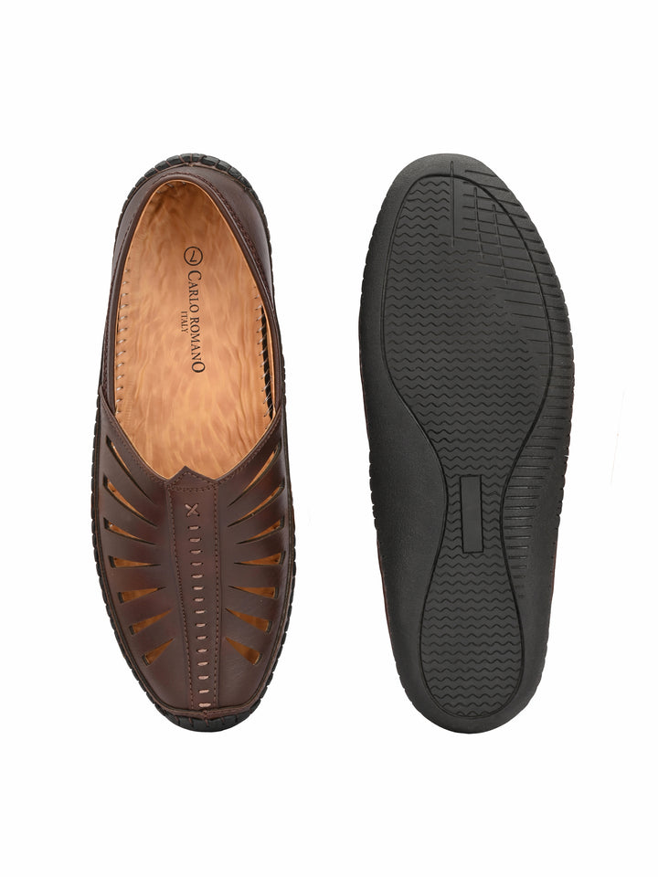 CARLO ROMANO By Wasan Shoes Men's Vegan Leather Nagra shoes