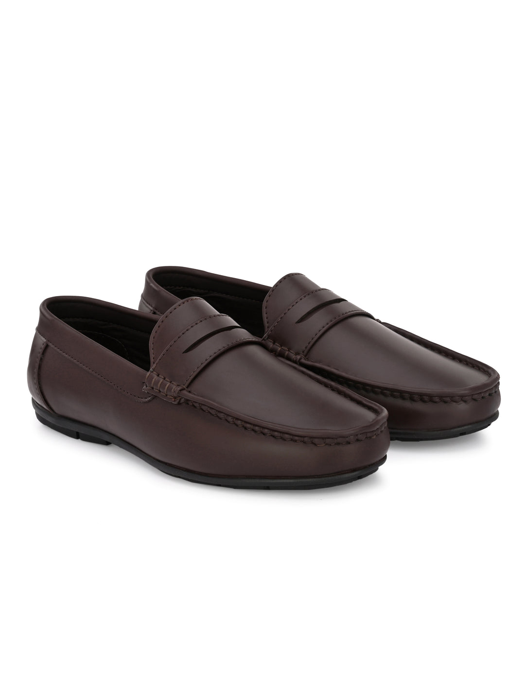 Men's vegan leather Slip On Moccasin shoes for men
