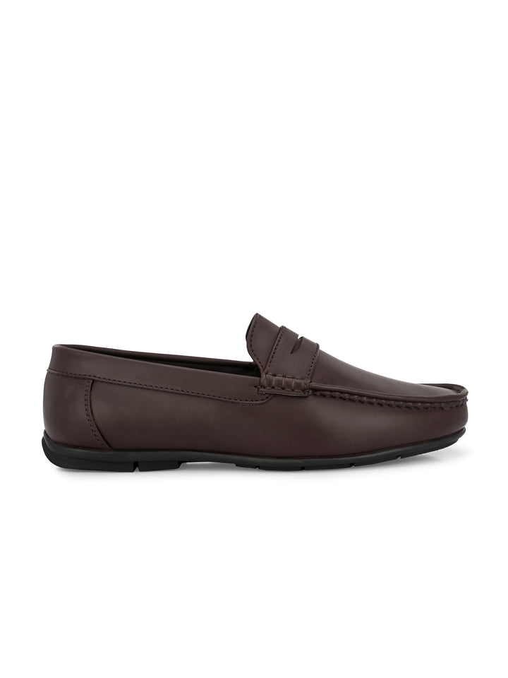 Men's vegan leather Slip On Moccasin shoes for men
