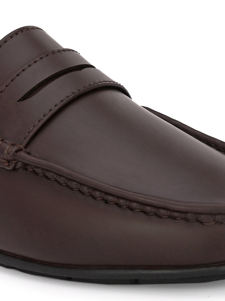 Men's vegan leather Slip On Moccasin shoes for men