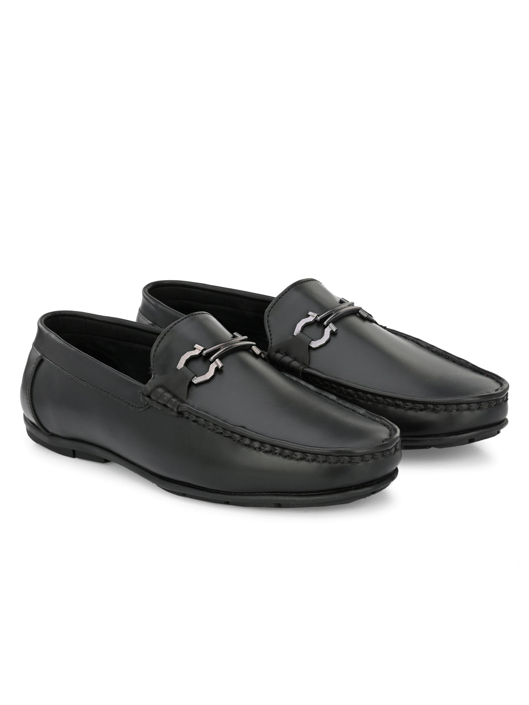 Carlo Romano Men's Vegan Leather Slip On Moccasin shoes
