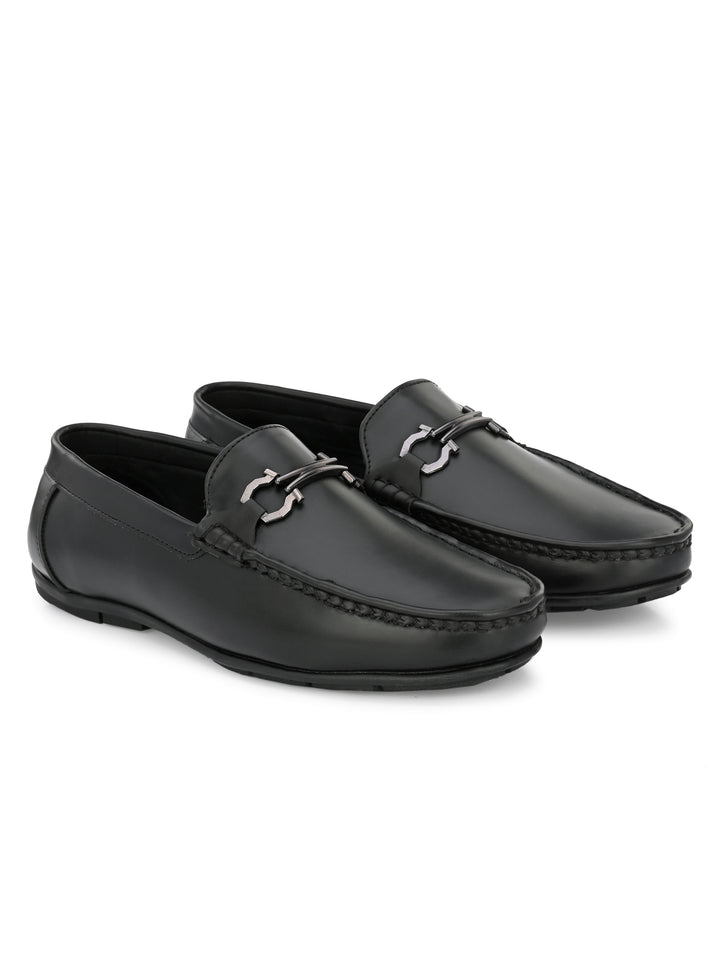 Carlo Romano Men's Vegan Leather Slip On Moccasin shoes