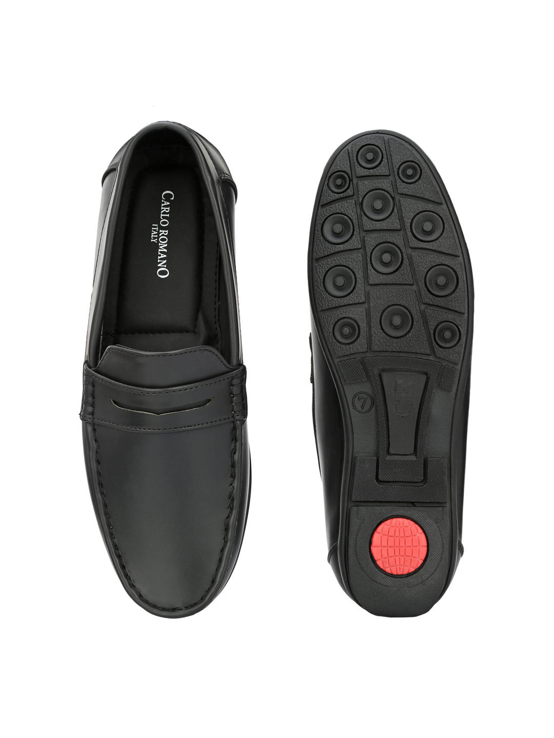 Men's vegan leather Slip On Moccasin shoes for men