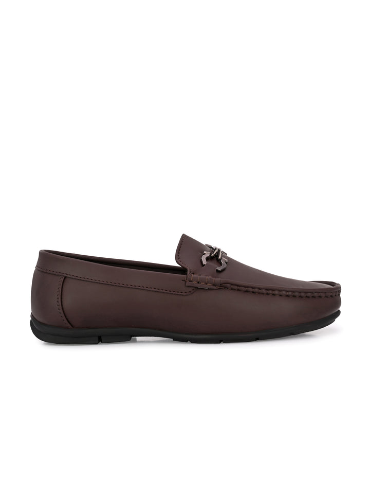 Carlo Romano Men's Vegan Leather Slip On Moccasin shoes