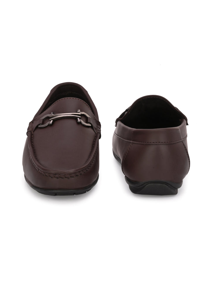 Carlo Romano Men's Vegan Leather Slip On Moccasin shoes