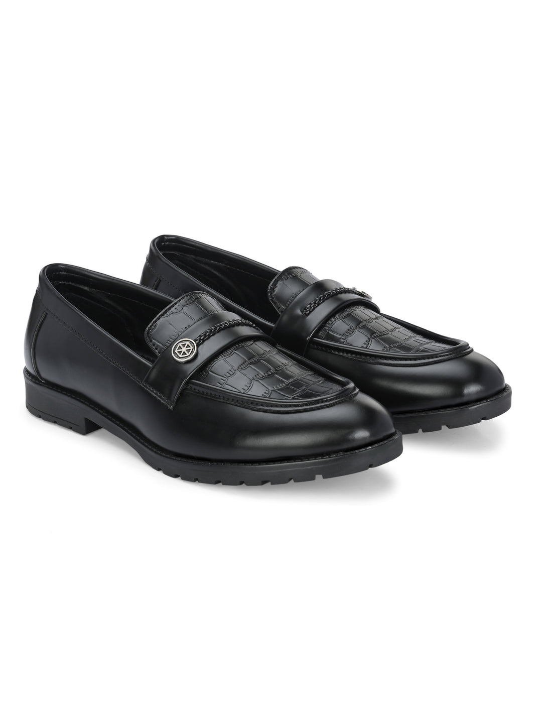 CARLO ROMANO BY WASAN VEGAN LEATHER MOCCASIN FOR MEN