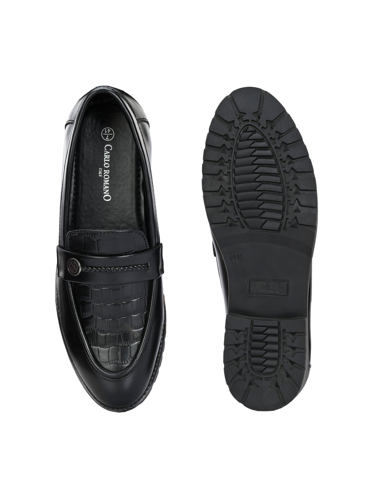 CARLO ROMANO BY WASAN VEGAN LEATHER MOCCASIN FOR MEN