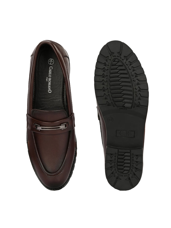 CARLO ROMANO BY WASAN  VEGAN LEATHER MOCCASIN FOR MEN