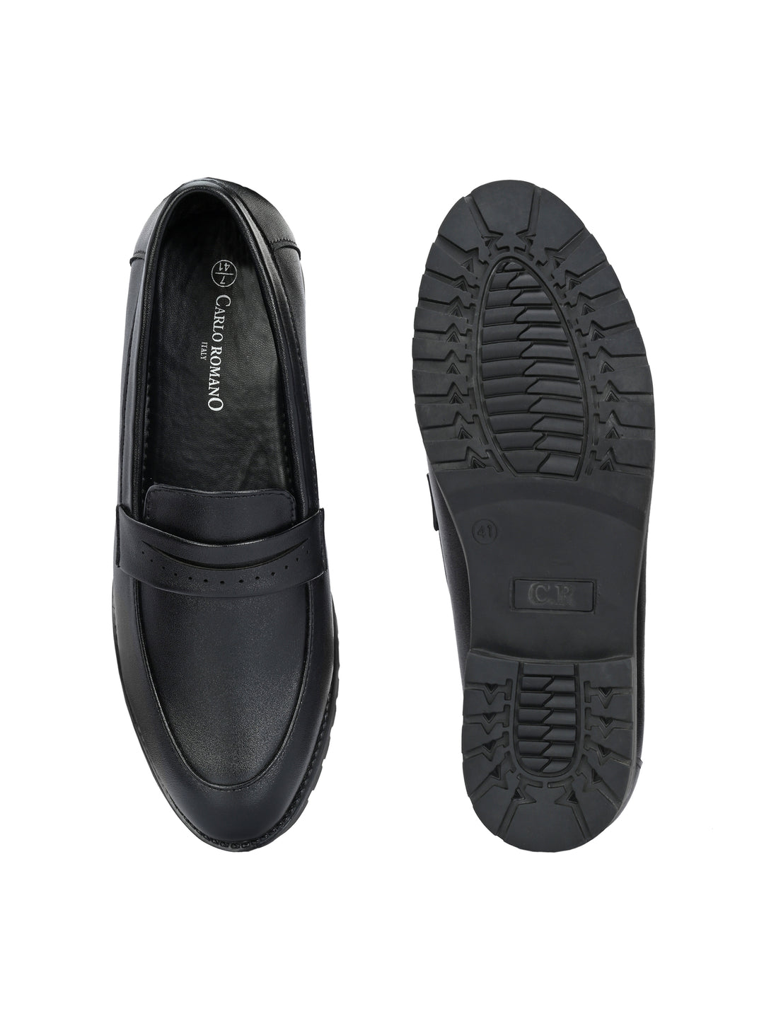 CARLO ROMANO BY WASAN BROWN COLOUR VEGAN LEATHER MOCCASIN FOR MEN