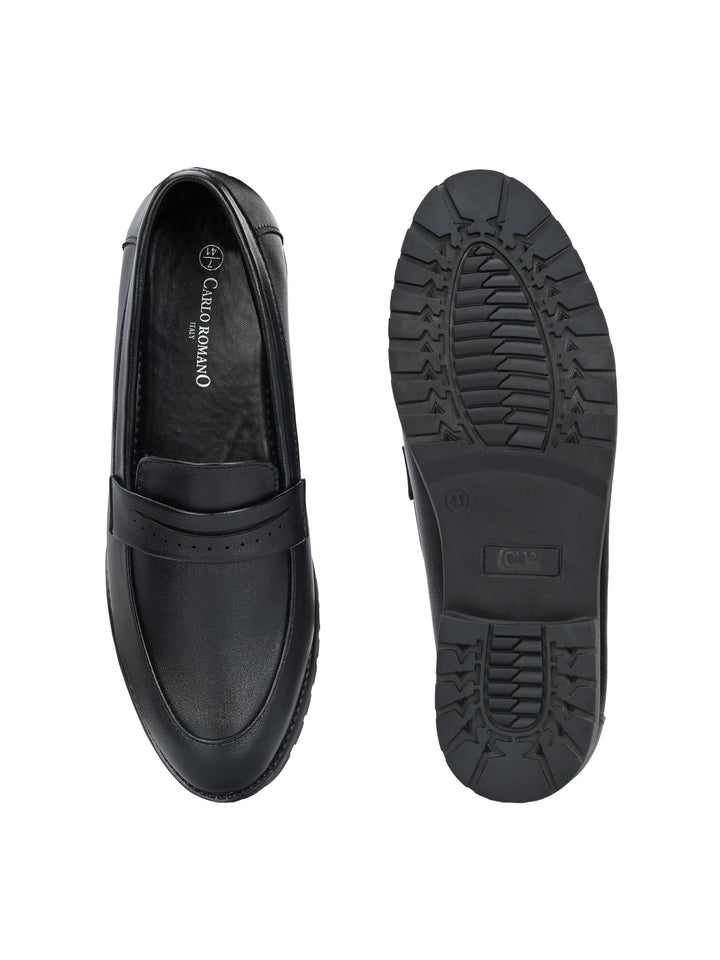 CARLO ROMANO BY WASAN BROWN COLOUR VEGAN LEATHER MOCCASIN FOR MEN