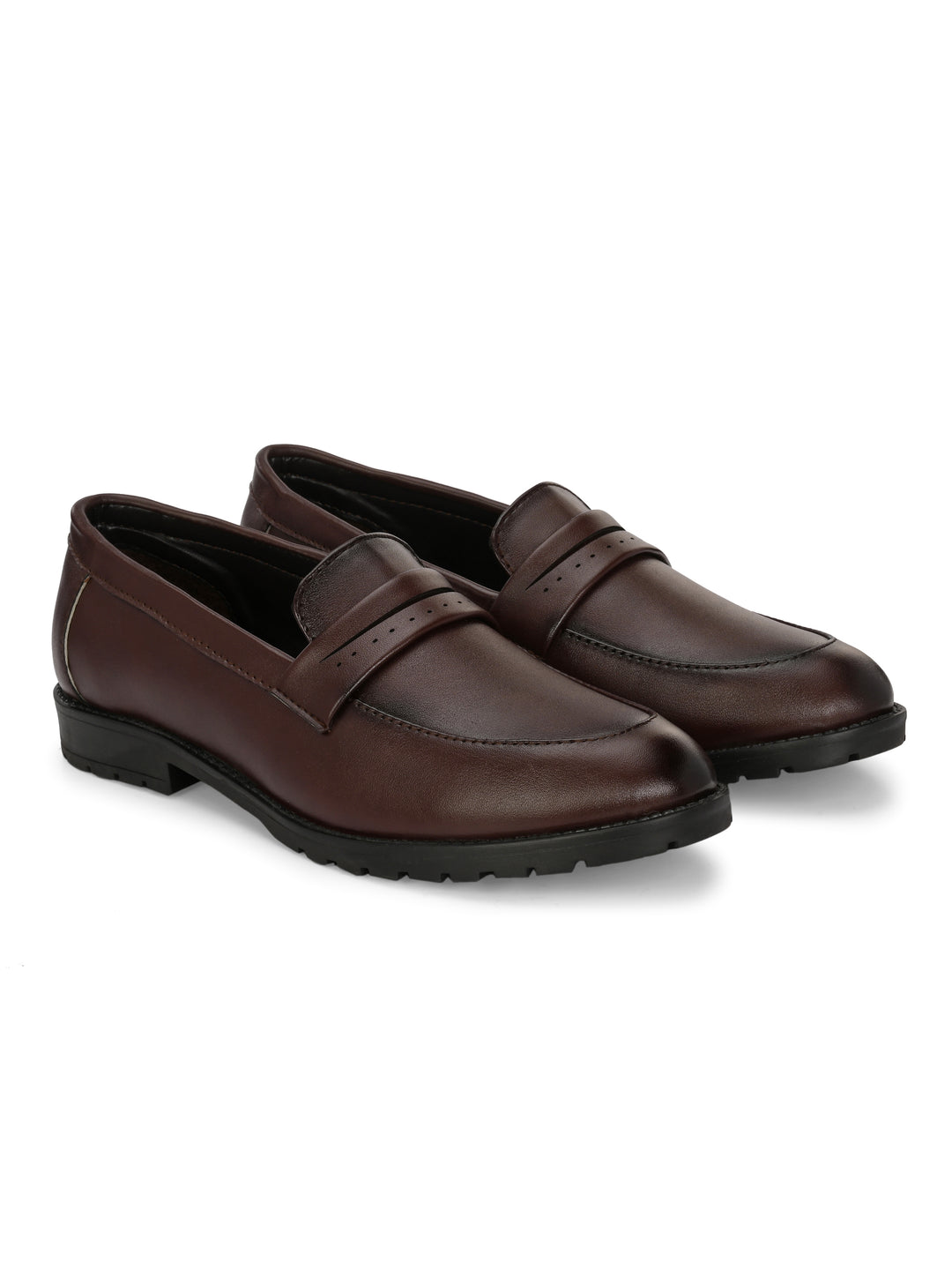 CARLO ROMANO BY WASAN BROWN COLOUR VEGAN LEATHER MOCCASIN FOR MEN